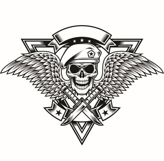 logo 5 skull green beret sunglasses wings shield logo 5 skull green beret sunglasses wings shield