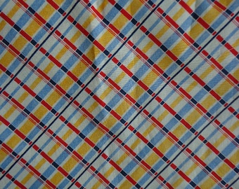 Plaid Fabric, On the Diagonal Plaid, Candace Reiter, In the Beginning Fabrics, Nearly 2 yards