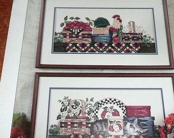 The Design Connection Country Collectibles Cross Stitch Pattern