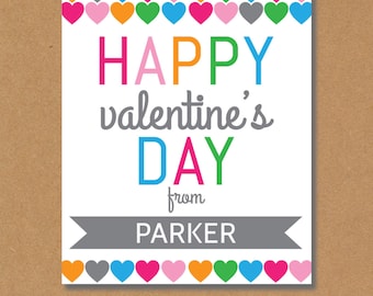 Printable Valentines, Valentines Day Cards for Kids, PDF Valentines Cards for Kids, Personalized Valentines, Custom Valentines,