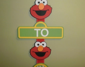 Sesame Street Birthday Sign