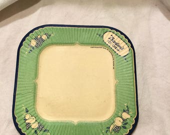 Vintage Borden's ice cream paper plate