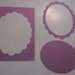 scallop oval frame