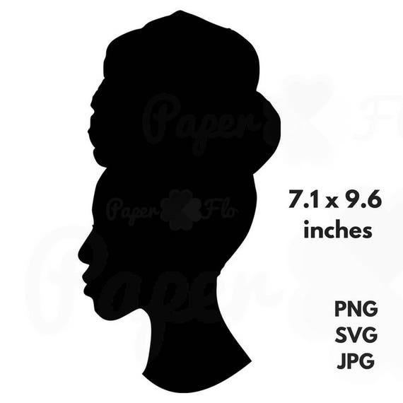 Download Headwrap Woman Silhouette SVG Clip Art head wrap png files