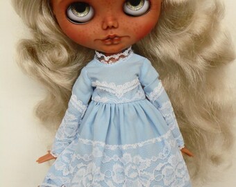 Blue Sky dress for pullip blythe azone momoko obitsu and similar dolls