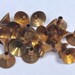 Vintage Recycled BRASS FUNNEL For Mixed Media Or Assemblages Steampunk Geekery Supplies 5/16" Pkg20 MS34