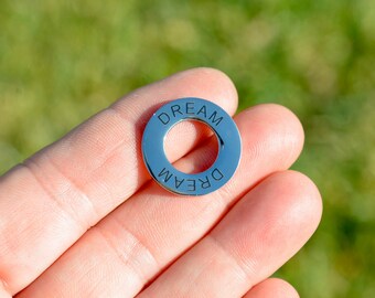 5 Stainless Steel DREAM Ring Charms SC5379
