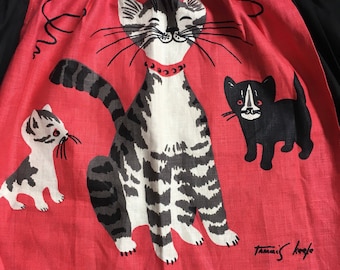 MINT Tammis Keefe mid century kitten apron