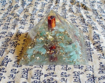 Aventurine CHEOPE ORGONITE® PYRAMID