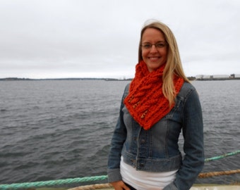 Fisherman's wife Crochet Cowl by kams-store.com