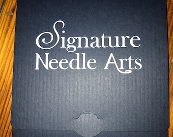 Signature Needle Arts Double Point Needles.