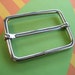 FREE SHIPPING--10 of 1 1/2 inch Silver/Nickel Rectangle Strap Sliders