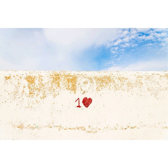 1 LOVE. Valentines Print, Love heart, Love Print, Emotion Art, Photographic Print, Wall Art.