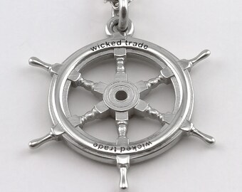Ships Wheel Pendant
