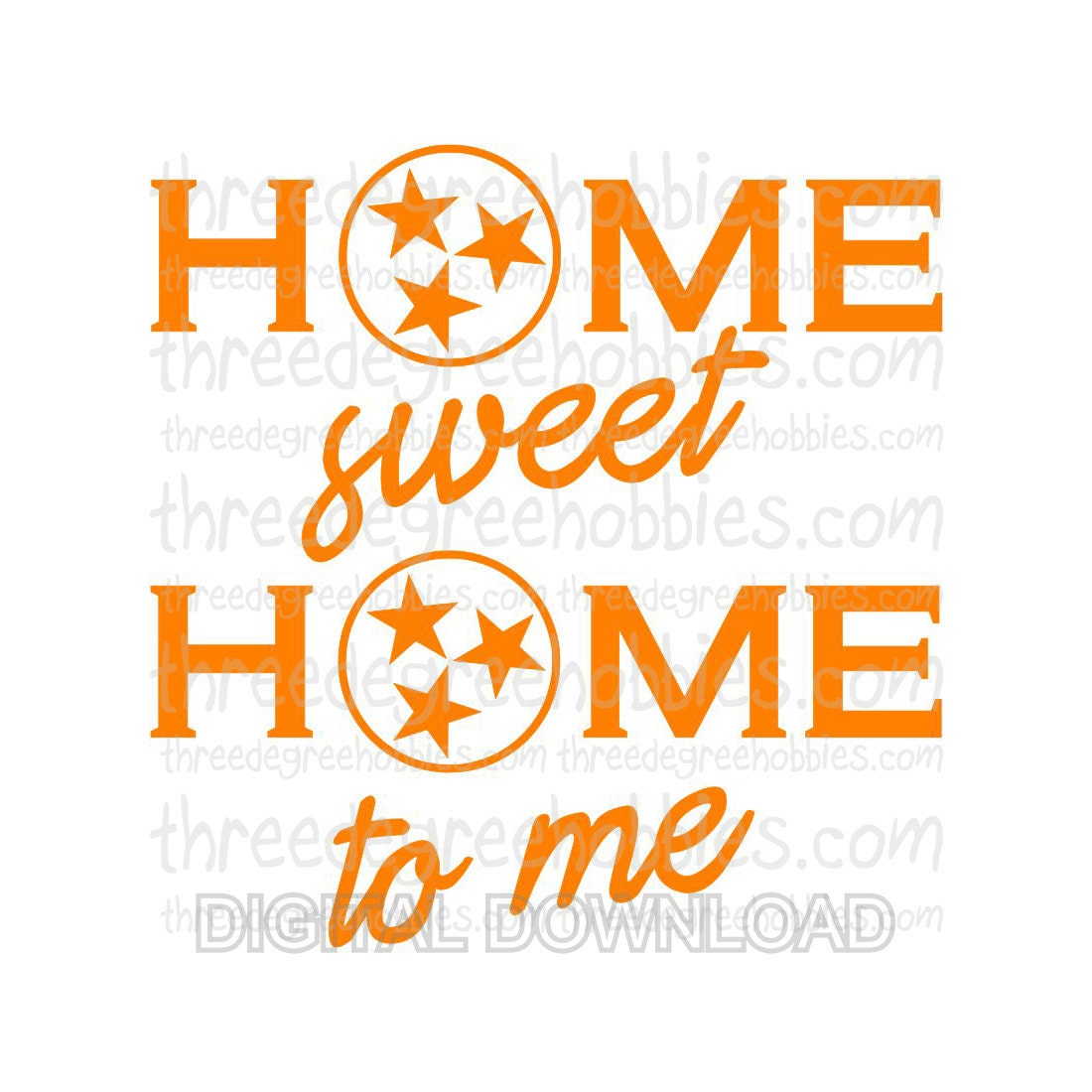Tennessee Rocky Top Home Sweet Home To Me Digital Download SVG