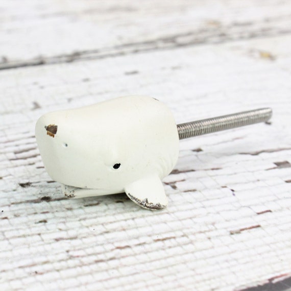 Whale Knob Knobs Whale Drawer Pull Nautical Knobs