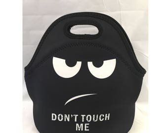 C.C. Neoprene Insulated Lunch Bag | Kids Lunch Bag | Office Lunch Bag | Lunch Box | Vacation Cooler Bag | Teacher Gift Nurse Gift | Emoji