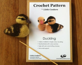 Crochet Duckling Pattern / Easter Gift for Crocheter / Crochet Pattern Gift / Printed Paper Pattern / Craft Gift / Crochet Chick Spring