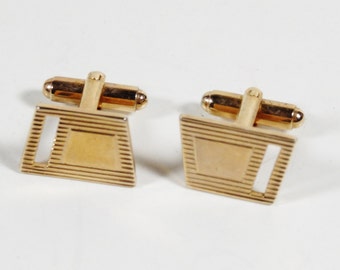 Vintage 1940s Goldtone Cufflinks
