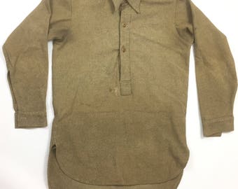 Original 1940s 1947 dated British Army Shirt workwear