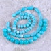 Turquoise Blue Peru AMAZONITE beads round rondelle nugget mixed lot 10mm, 8mm, 11-17mm Designer Destash!