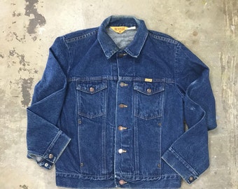 80s Vintage Rustler denim jacket mens medium mt89083