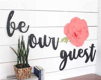Be Our Guest* Be Our Guest Decor* Beauty and the Beast* Guest Room* Guest Room Ideas* guest room decor