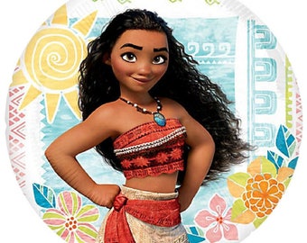 Moana Round Edible Cake Image Topper Frosting Icing Sheet