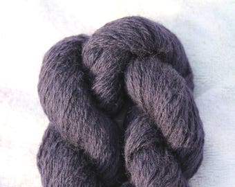 Deep Blue Wool Worsted Weight Recycled Yarn