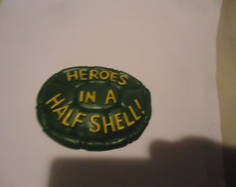Vintage 1989 TMNT Teenage Mutant Ninja Turtles Heroes In A Half Shell Burger King Promo Toy, collectable