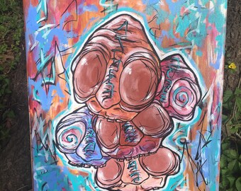 Masks" 11x14" original painting