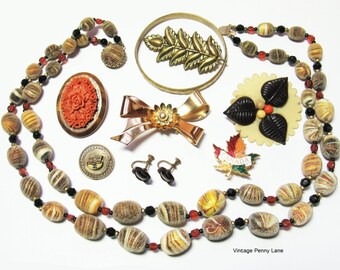 Destash Lot Antique / Vintage Costume Jewelry / Jewellery