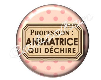 2 cabochon glass 20mm, who tears