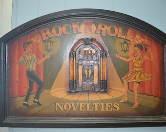 Rock and Roll Novelties Sign