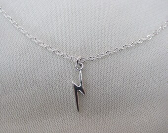 David Bowie Lightning Bolt Necklace