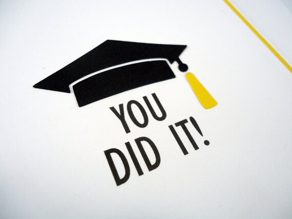 graduation card you did it congratulations congrats grad congratulations on your graduation from college