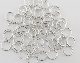 160 simple 10 mm fdpg007 silver metal rings