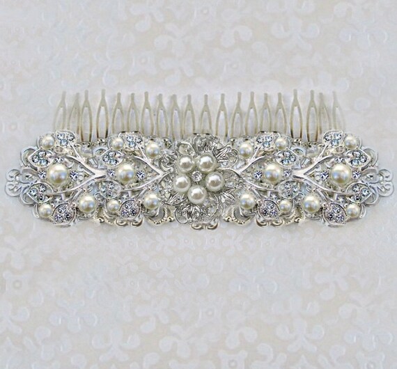 Sale wedding hair comb Large Bridal comb Wedding hair