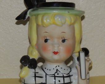 Little Girl Head Vase