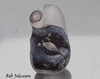 Dark Viking, Lampwork Focal Bead, SRA, UK