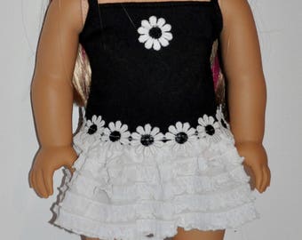 Custom made summer doll dress that fits AMERICAN GIRL DOLLS