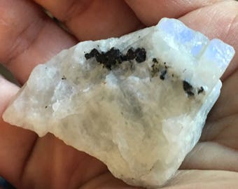 Rainbow Moonstone Rough Specimen