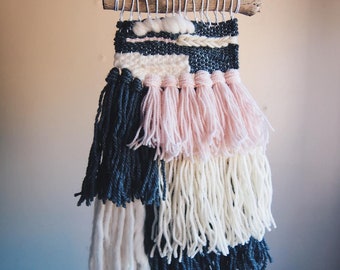 Woven Wall Hanging: Petite in Pink Mini