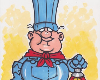 Schoolhouse Rock - Original Sketch, full color