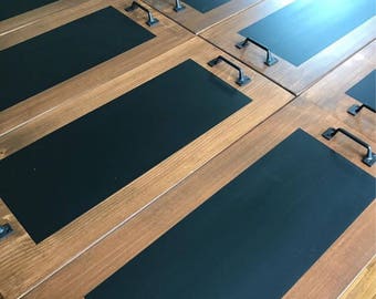 Chalkboard serving tray