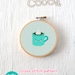 PDF Pattern - Hot Cocoa Cross Stitch Pattern, Kawaii Hot Cocoa Cross Stitch Pattern, Hot Cocoa Embroidery Pattern