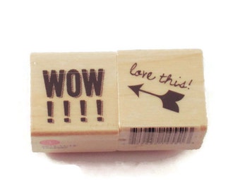 Mini Rubber Stamp Set - WOW / love this