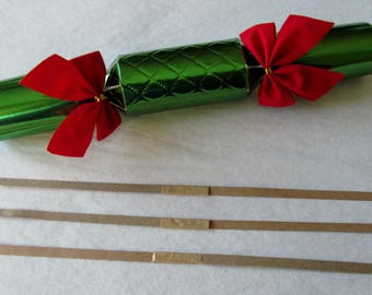 Party cracker snaps, bangers for party popper bonbons, Christmas crackers make your own, DIY custom handmade party crackers, cracker snapper