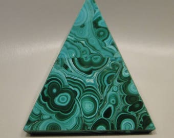 Stone Malachite Pyramid 2.75 inch Semi Precious Gemstone #E1