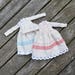 Linen dress | Sand, pink, blue | Blythe